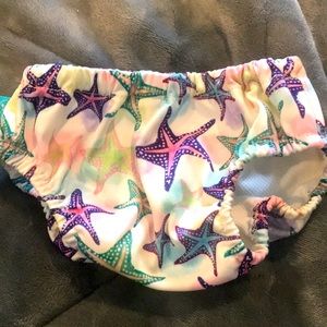❤️ 3/$20 Honest company swim‎ diaper starfish sz L